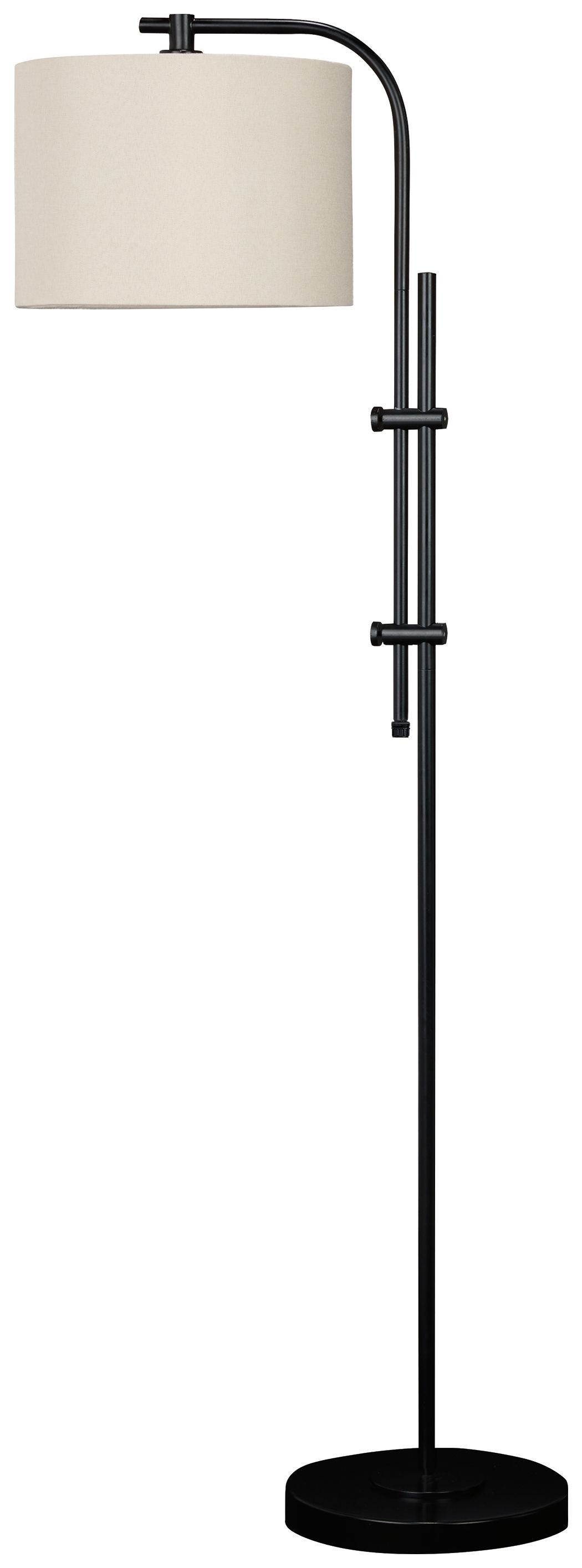 Baronvale - Black - Metal Floor Lamp (1/CN)