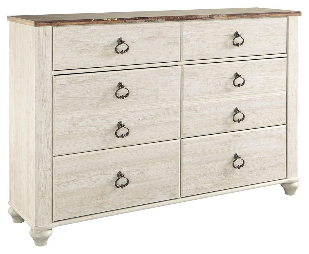 Willowton - Brown / Beige / White - Dresser