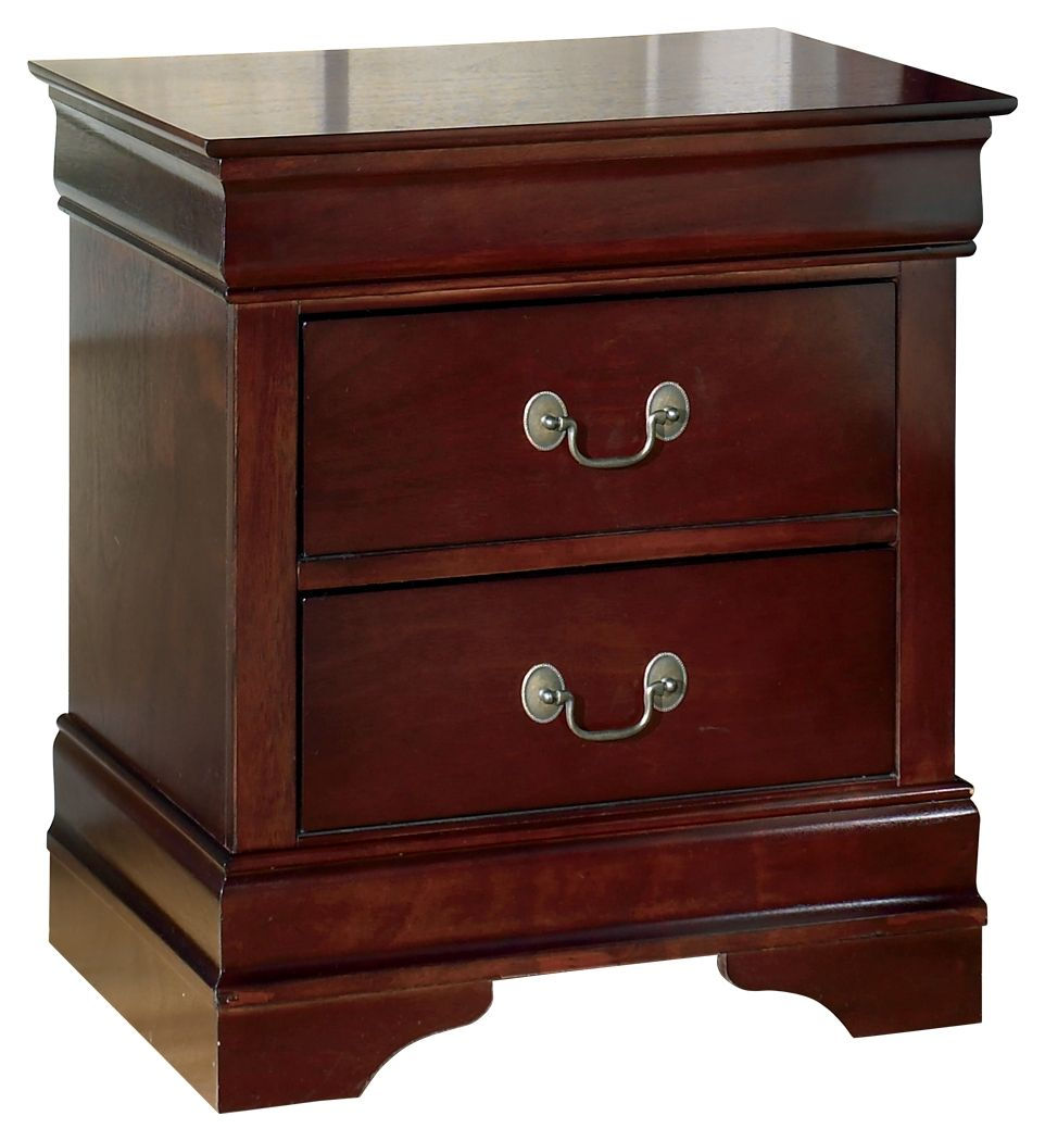Alisdair - Dark Brown - Two Drawer Night Stand