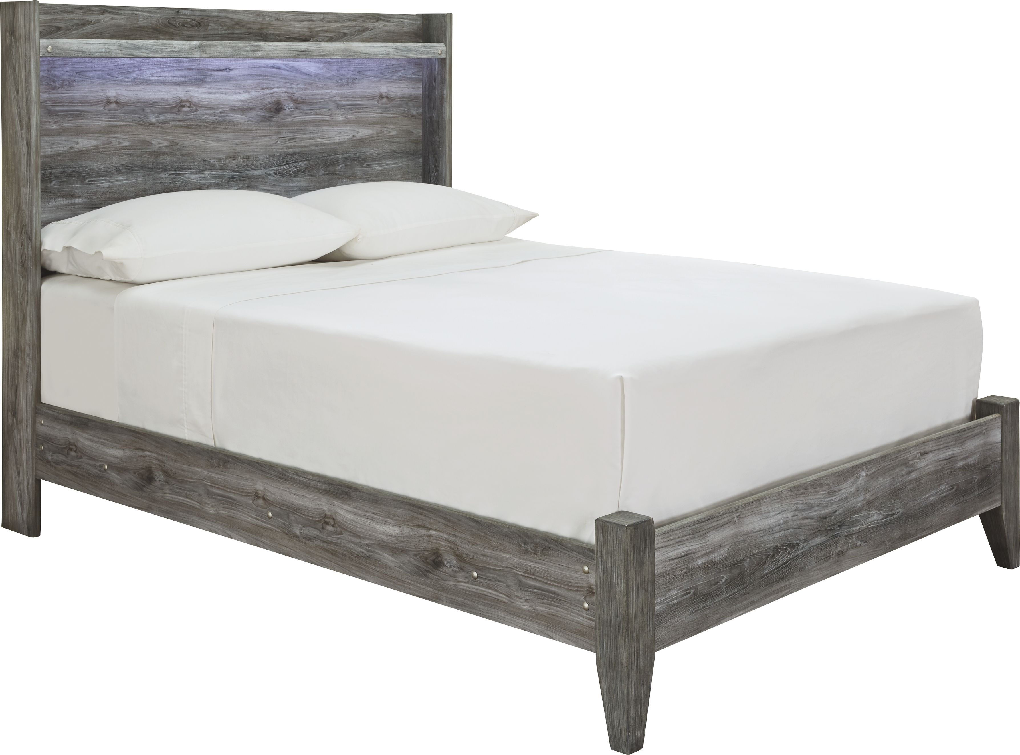 Baystorm - Gray - Full Panel Bed