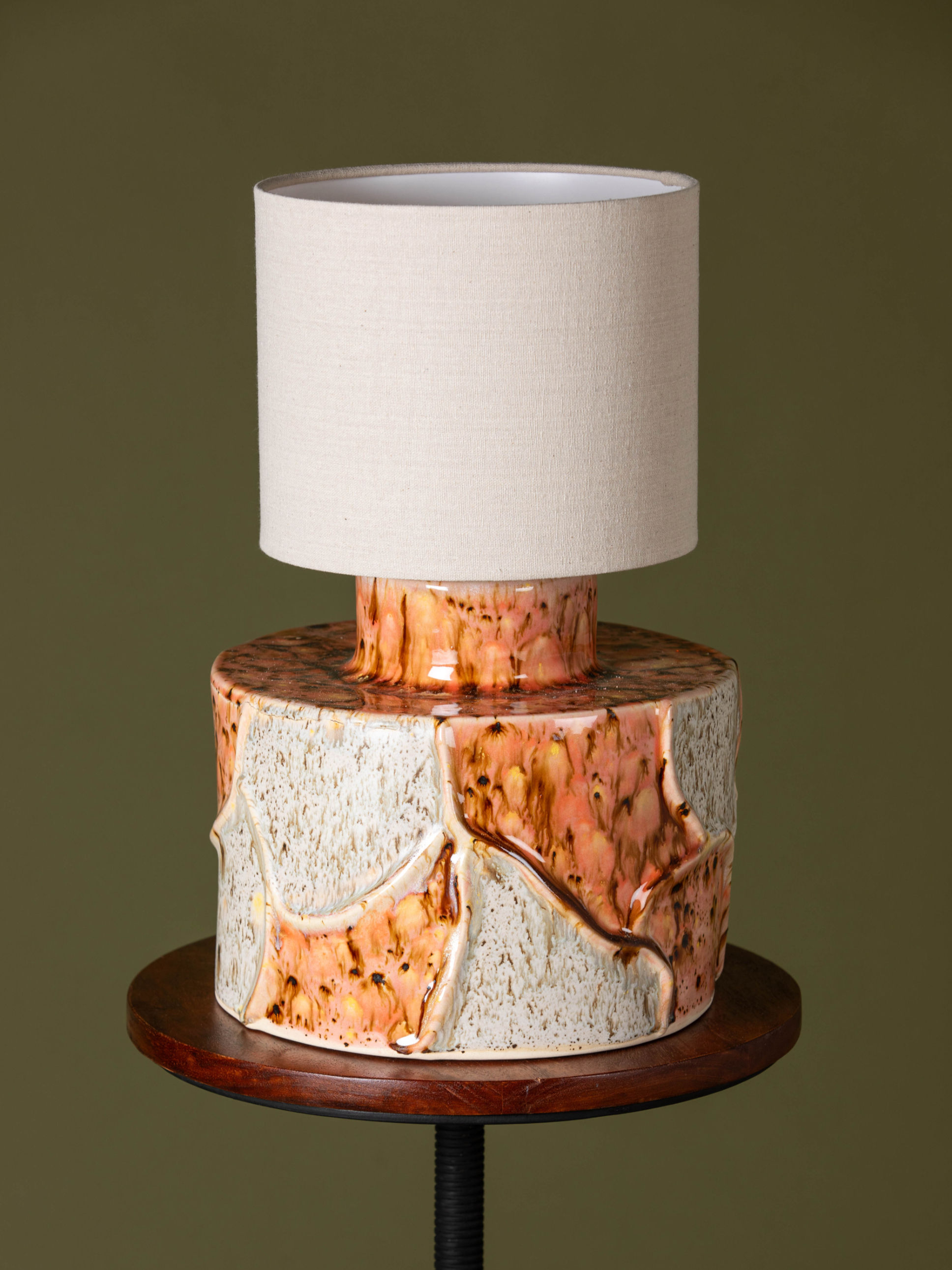 Pied de lampe Astrée - Rose