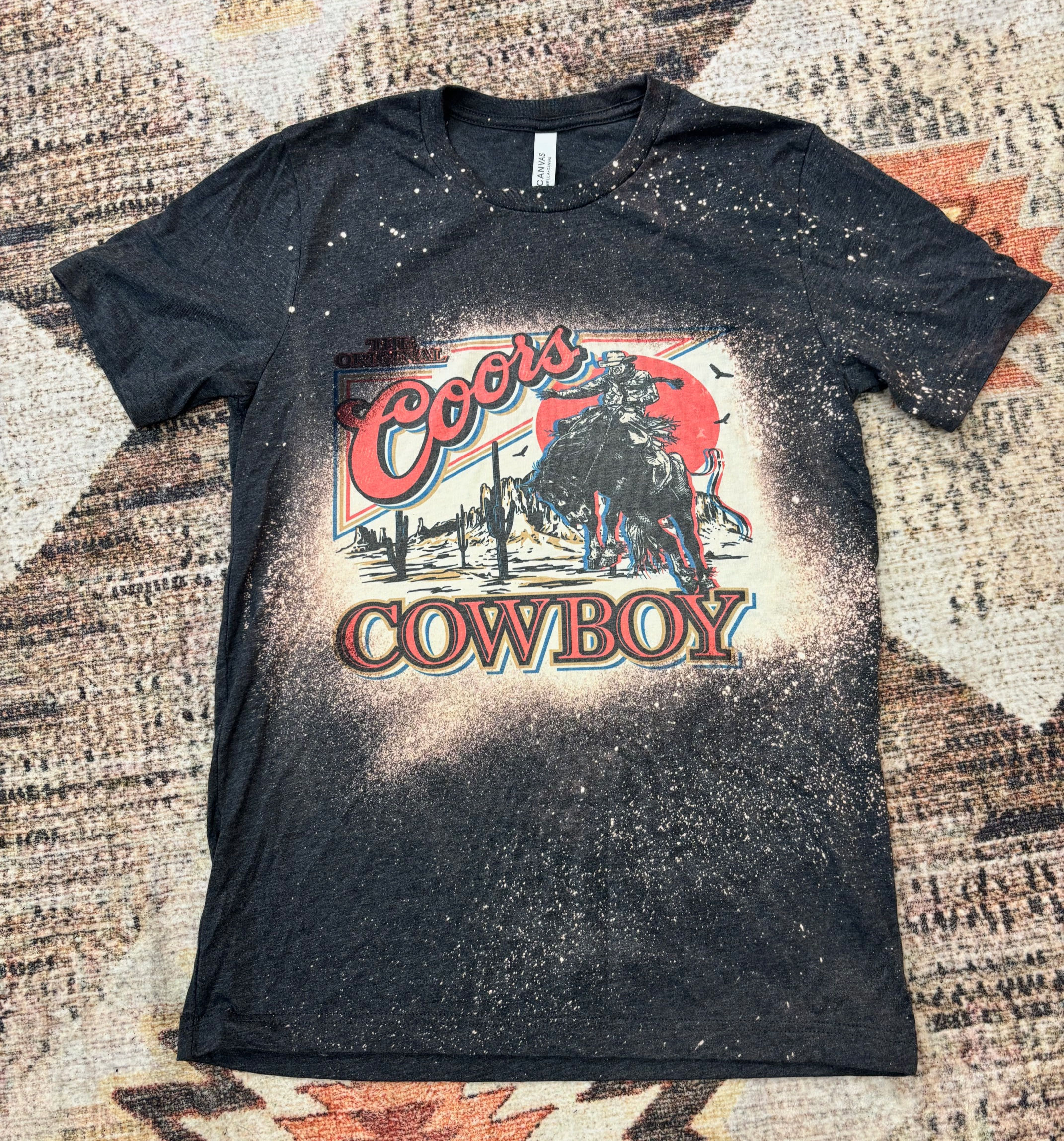 Coors Cowboy Bleached Tee