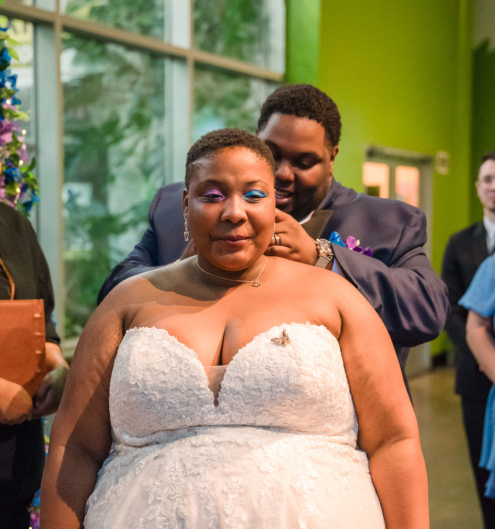 Wedding at the Pacific Science Center in Seattle, WA