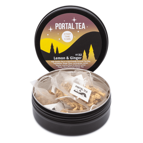 Lemon & Ginger - Pyramid Tea Bags #132 - View 4