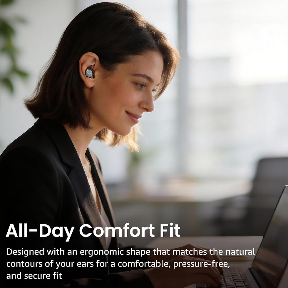 Thumbnail: TOZO NC9 Hybrid ANC Wireless Earbuds, 60H Playtime, LED Display