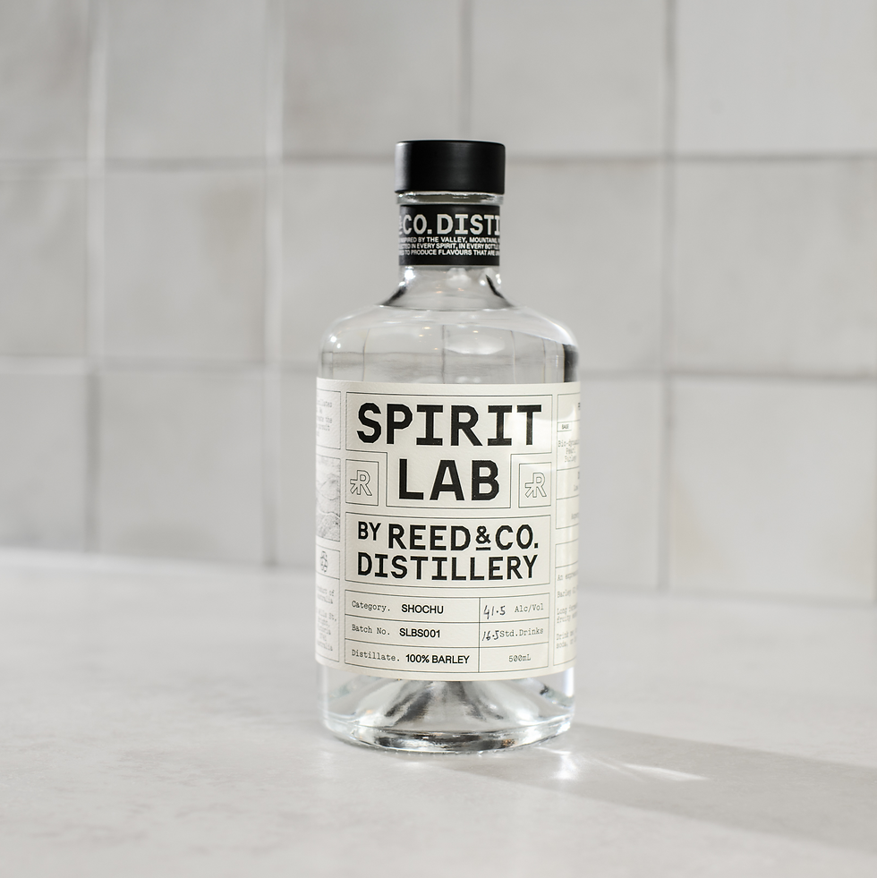 Spirit Lab Barley Shochu by Reed & Co Distillery is a limited-edition release.