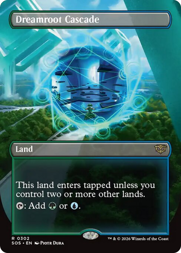 Dreamroot Cascade - SOS - 302 - Borderless - NM - MTG