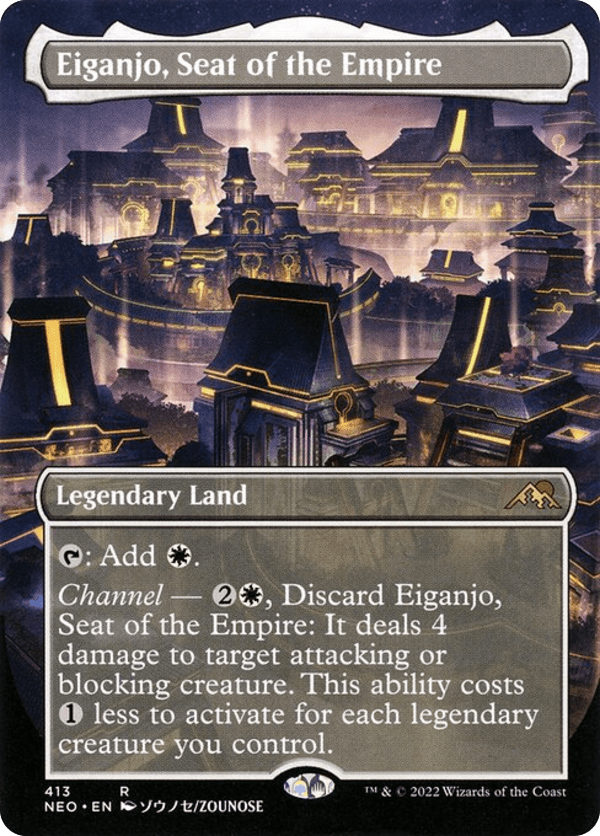 Eiganjo, Seat of the Empire - NEO - 413 - Borderless - Foil - NM - MTG