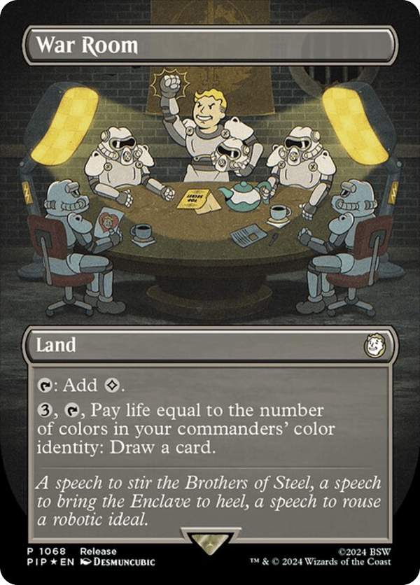 War Room - PIP - 1068 - Borderless - Foil - NM - MTG