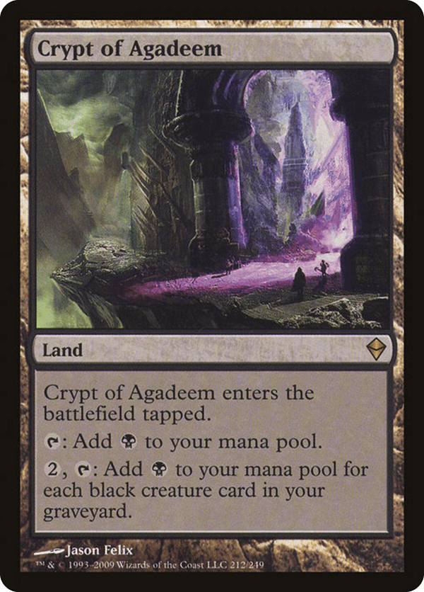 Crypt of Agadeem - ZEN - 212 - NM - MTG