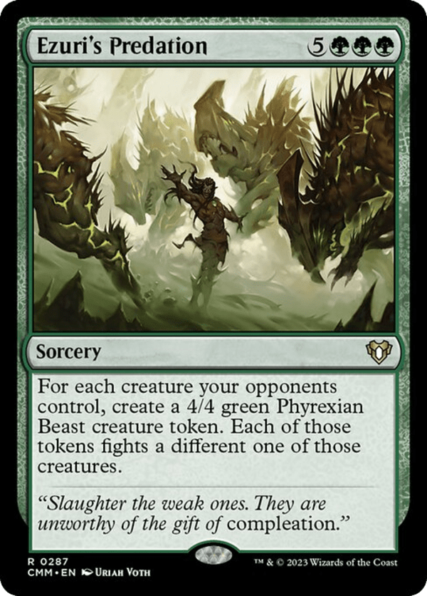Ezuri's Predation - CMM - 287 - NM - MTG