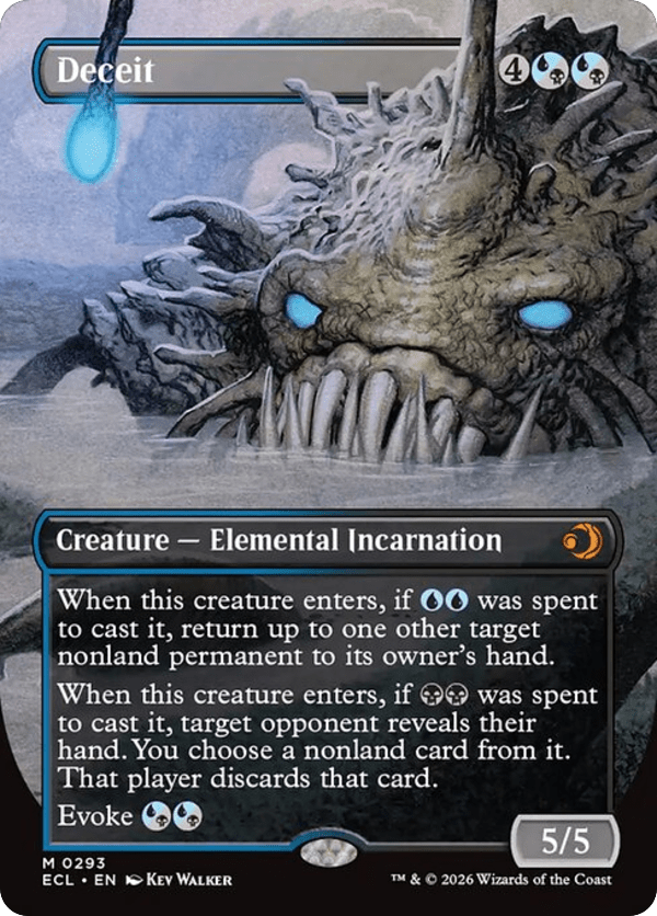 Deceit - ECL - 293 - Borderless - NM - MTG