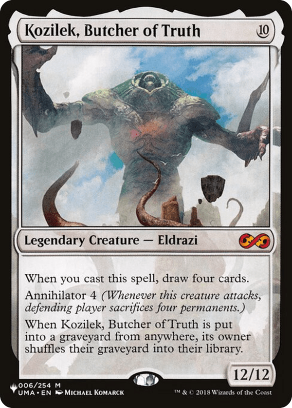 Kozilek, Butcher of Truth - PLST - UMA-6 - NM - MTG