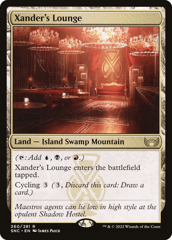 Xander's Lounge - SNC - 260 - Foil - NM - MTG