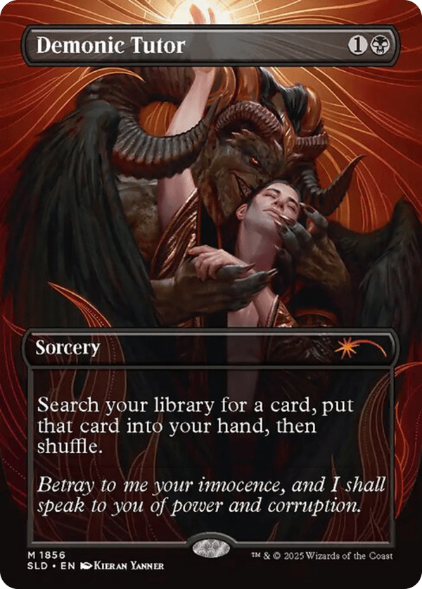 Demonic Tutor - SLD - 1856 - Secret Lair - NM - MTG