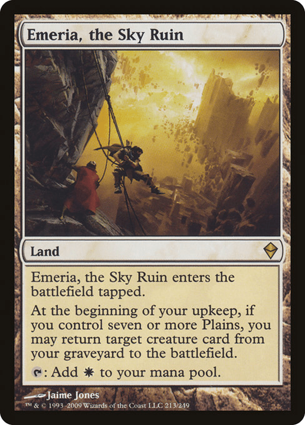 Emeria, the Sky Ruin - ZEN - 213 - EX - MTG
