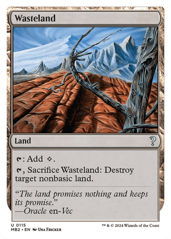 Wasteland - MB2 - 115 - NM - MTG