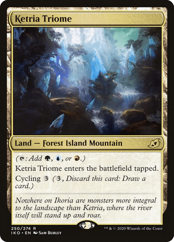 Ketria Triome - IKO - 250 - EX - MTG