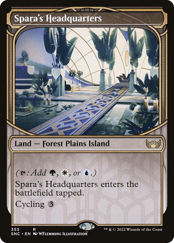 Spara's Headquarters - SNC - 355 - Showcase - NM - MTG