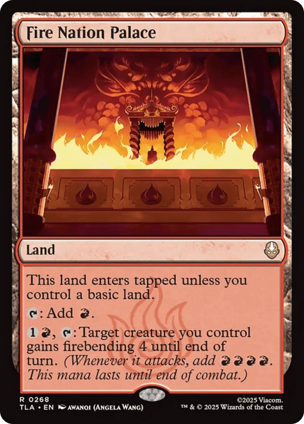 Fire Nation Palace - TLA - 268 - Foil - NM - MTG
