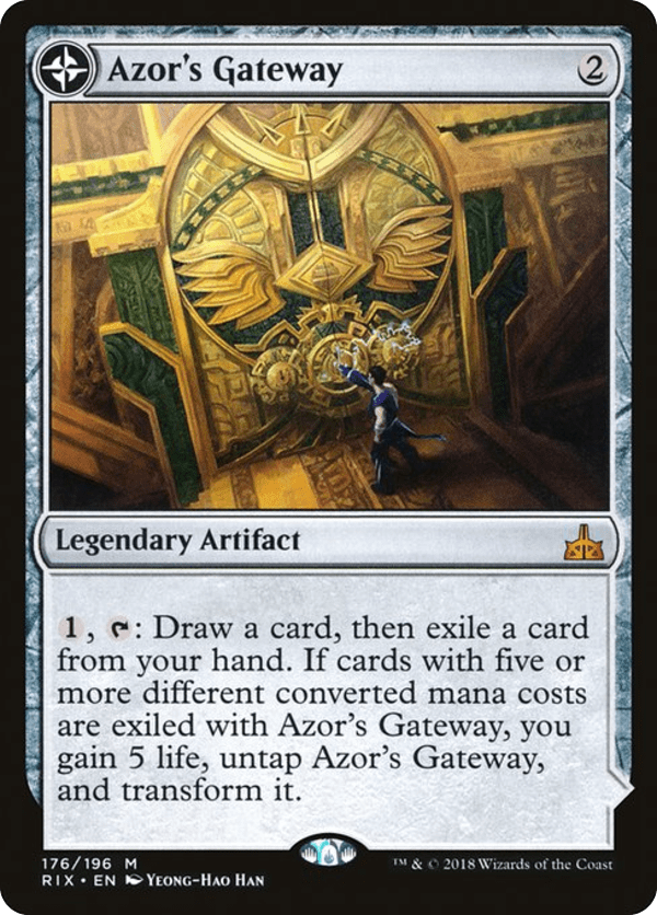 Azor's Gateway // Sanctum of the Sun - RIX - 176 - Foil - NM - MTG