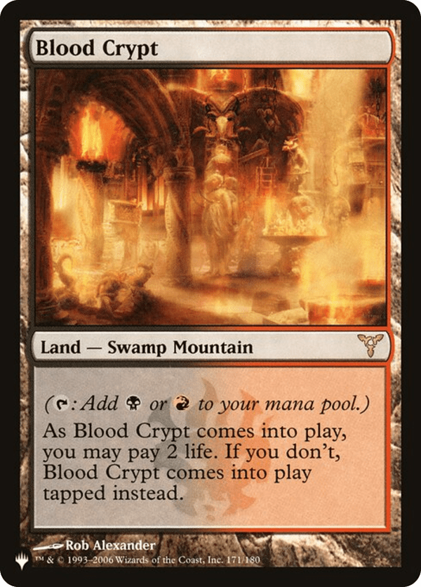 Blood Crypt - PLST - DIS-171 - NM - MTG