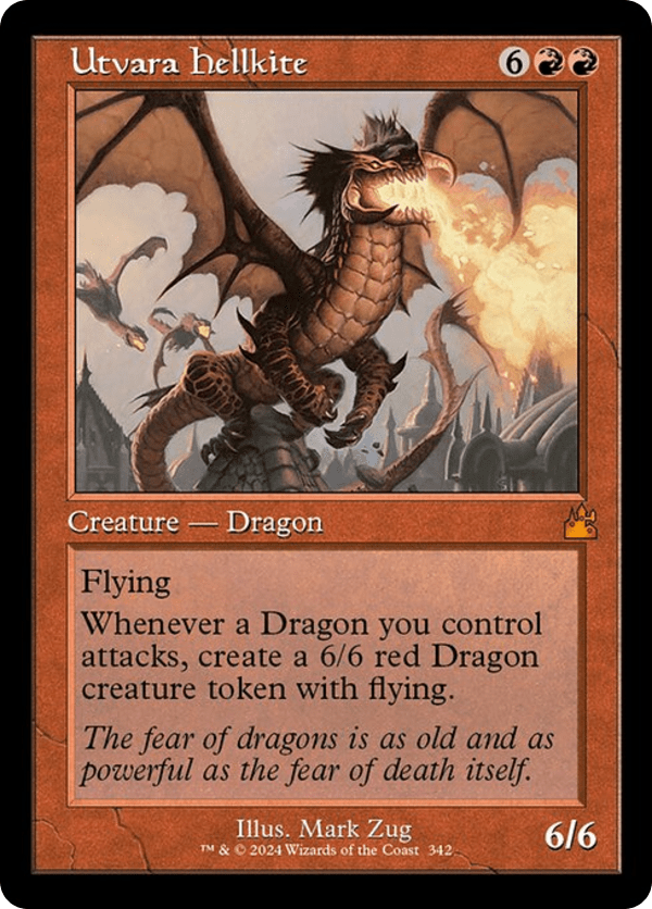 Utvara Hellkite - RVR - 342 - Foil - NM - MTG