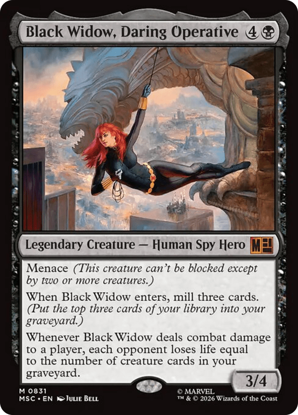 Black Widow, Daring Operative - MSC - 831 - NM - MTG