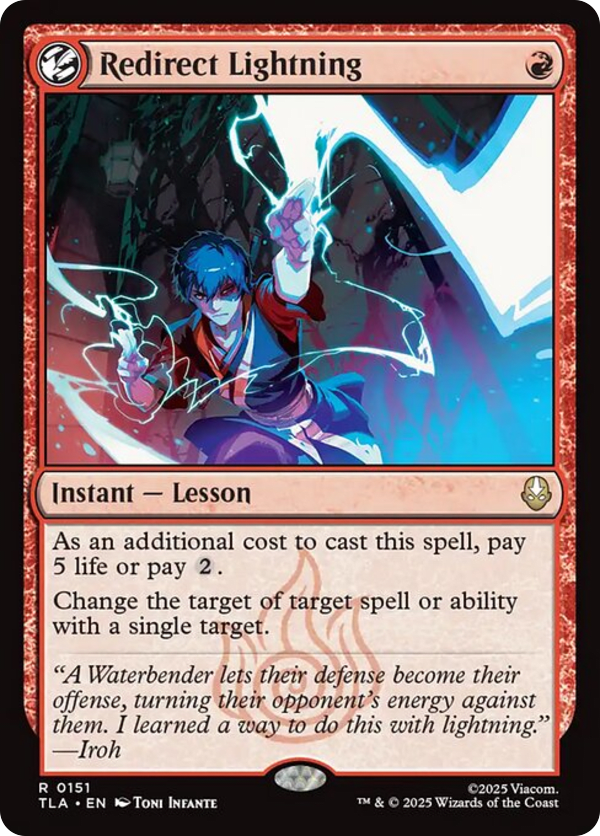Redirect Lightning - TLA - 151 - NM - MTG