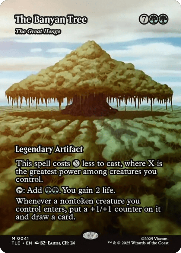 The Great Henge - TLE - 41 - Borderless - Foil - NM - MTG