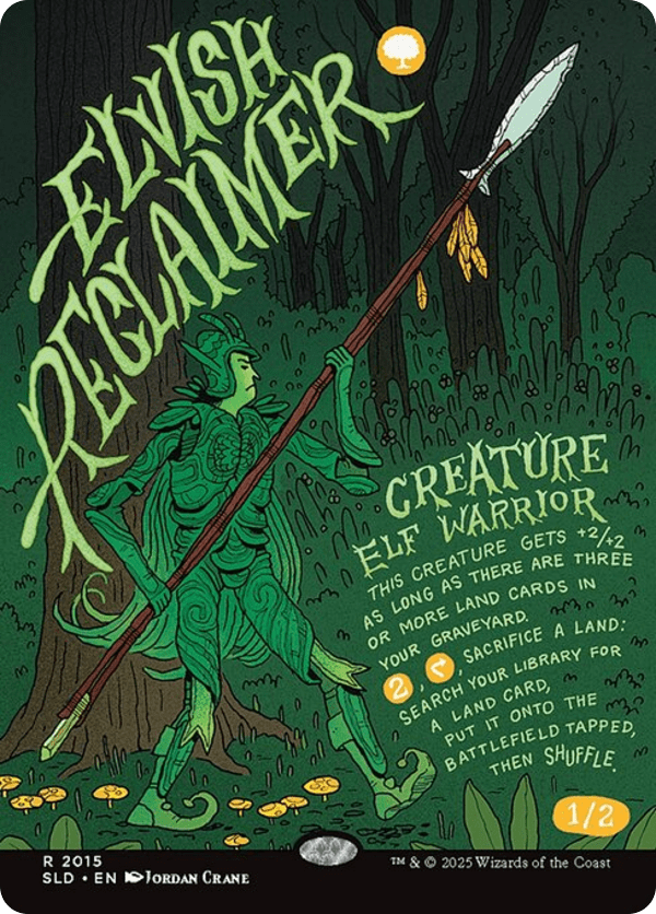 Elvish Reclaimer - SLD - 2015 - Secret Lair - NM - MTG