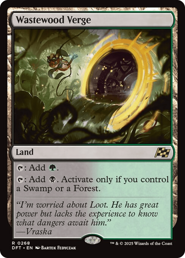 Wastewood Verge - DFT - 268 - Foil - NM - MTG