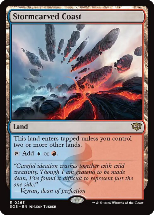 Stormcarved Coast - SOS - 263 - Foil - NM - MTG