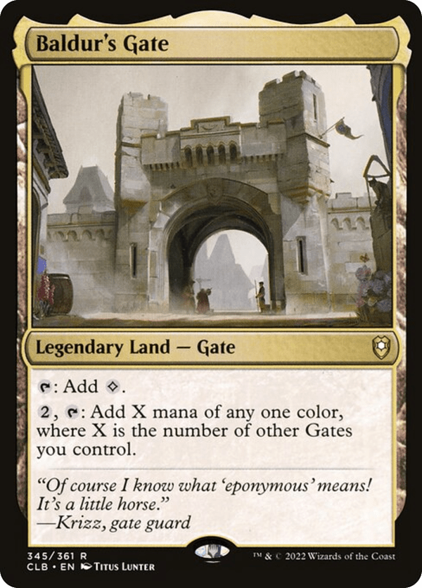 Baldur's Gate - CLB - 345 - Foil - NM - MTG