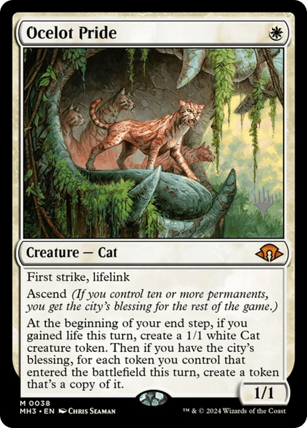Ocelot Pride - PMH3 - 38p - Foil - NM - MTG