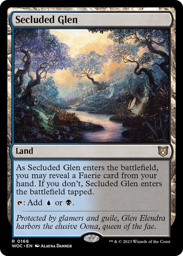 Secluded Glen - WOC - 166 - NM - MTG