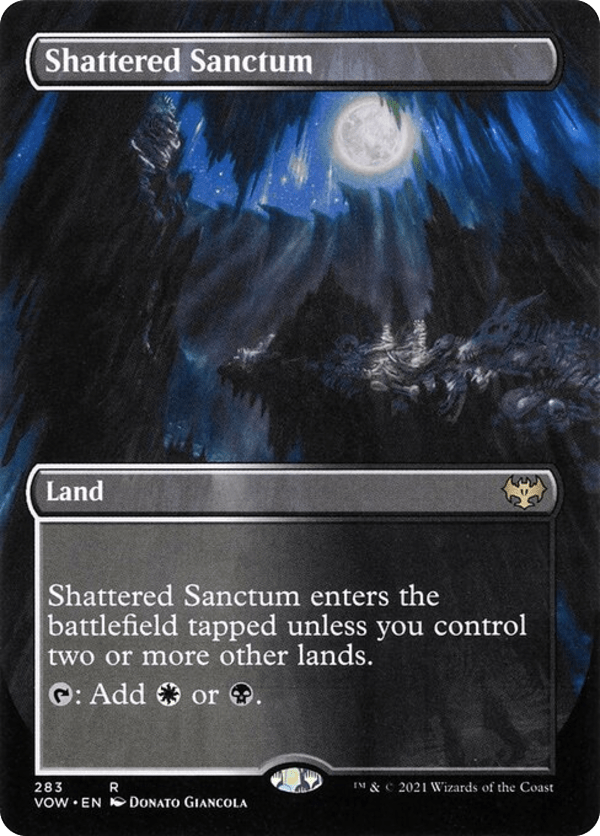 Shattered Sanctum - VOW - 283 - Borderless - Foil - NM - MTG