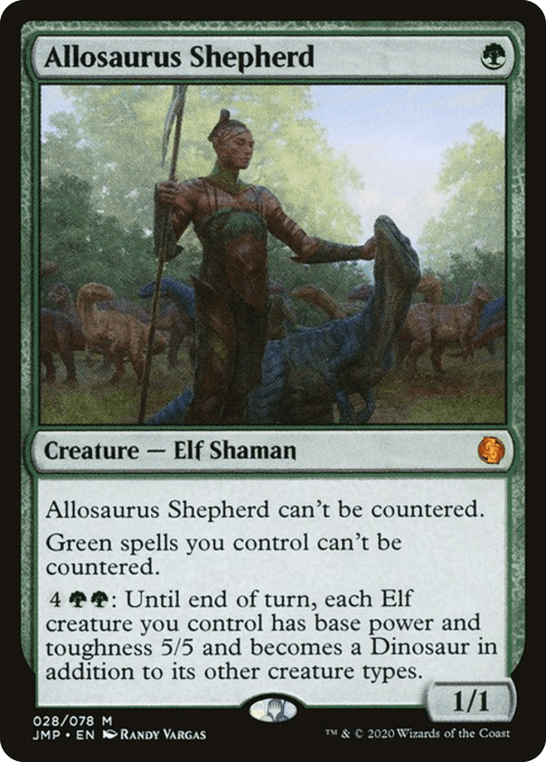 Allosaurus Shepherd - JMP - 28 - NM - MTG