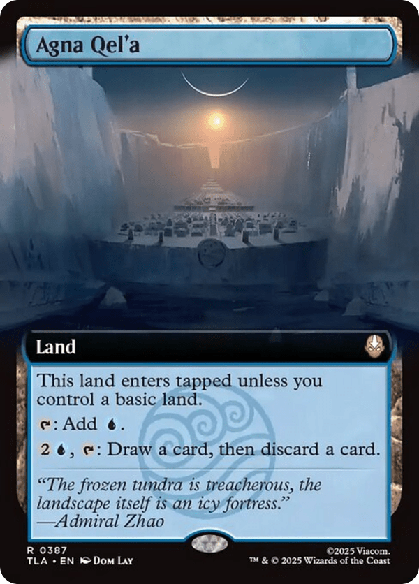 Agna Qel'a - TLA - 387 - Extended Art - Foil - NM - MTG