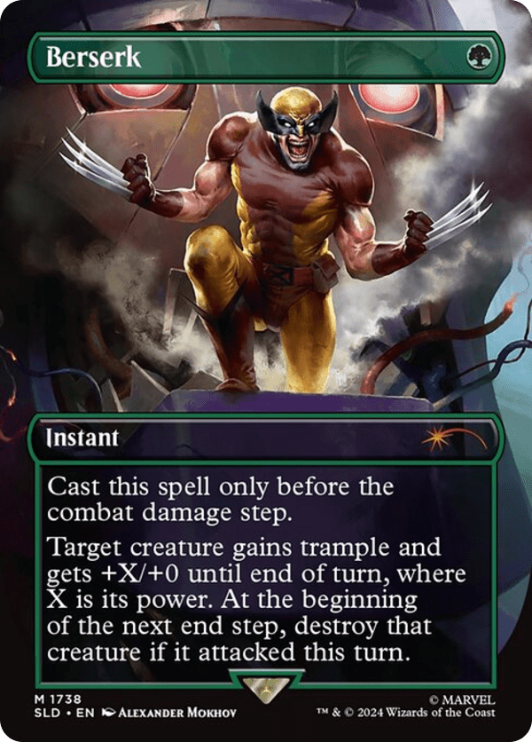 Berserk - SLD - 1738 - Secret Lair - Foil - NM - MTG