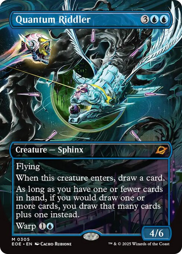 Quantum Riddler - EOE - 305 - Borderless - NM - MTG