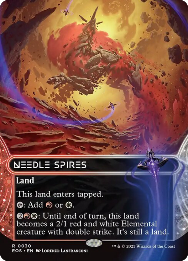 Needle Spires - EOS - 30 - Showcase - NM - MTG