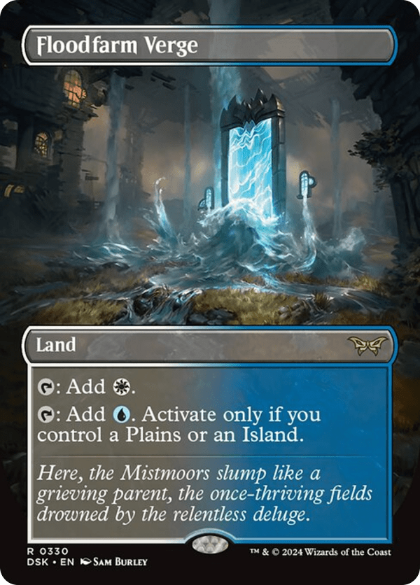 Floodfarm Verge - DSK - 330 - Borderless - NM - MTG