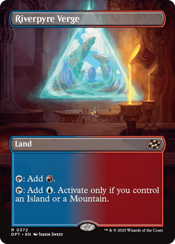 Riverpyre Verge - DFT - 372 - Borderless - NM - MTG