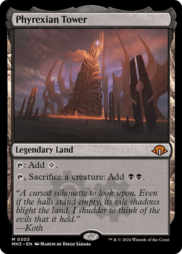 Phyrexian Tower - MH3 - 303 - NM - MTG