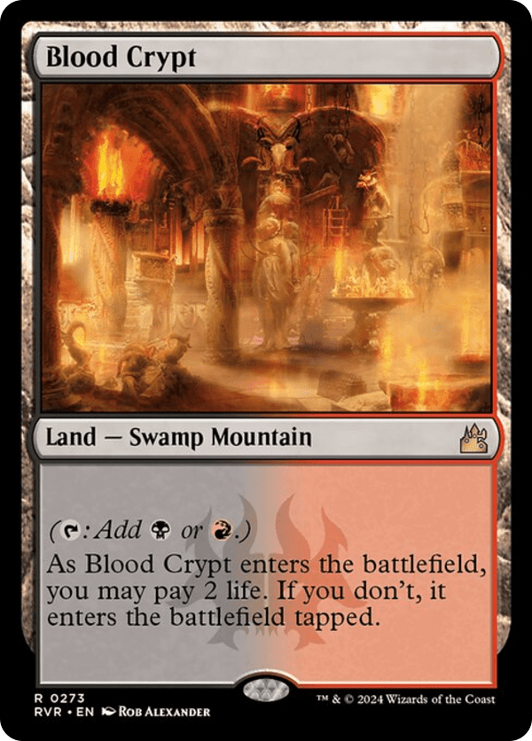 Blood Crypt - RVR - 273 - Foil - NM - MTG