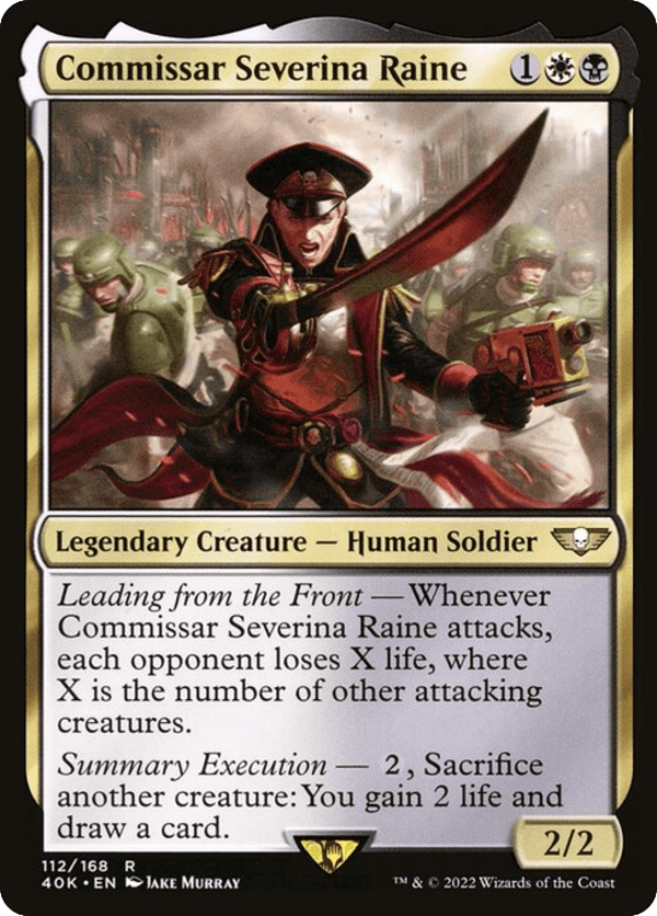Commissar Severina Raine - 40K - 112 - NM - MTG