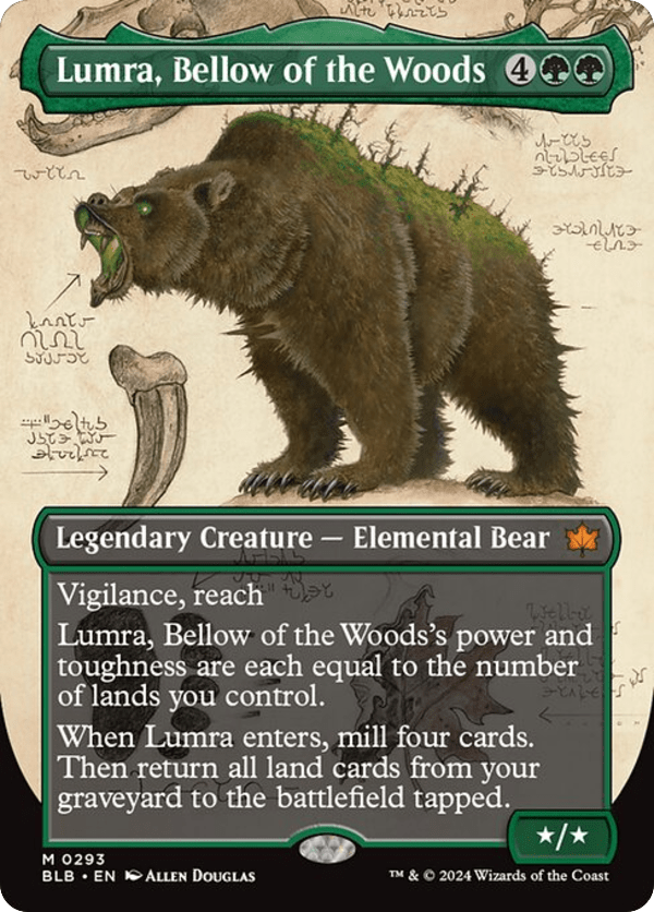 Lumra, Bellow of the Woods - BLB - 293 - Borderless - NM - MTG
