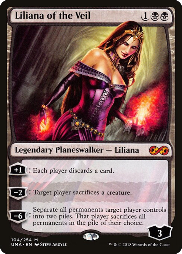 Liliana of the Veil - UMA - 104 - NM - MTG