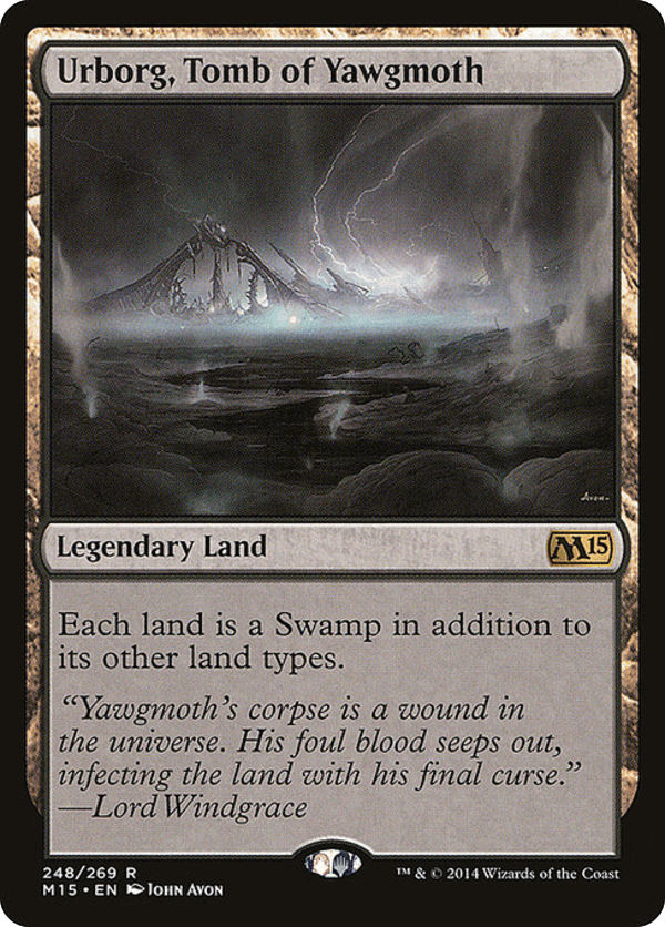 Urborg, Tomb of Yawgmoth - M15 - 248 - Foil - NM - MTG
